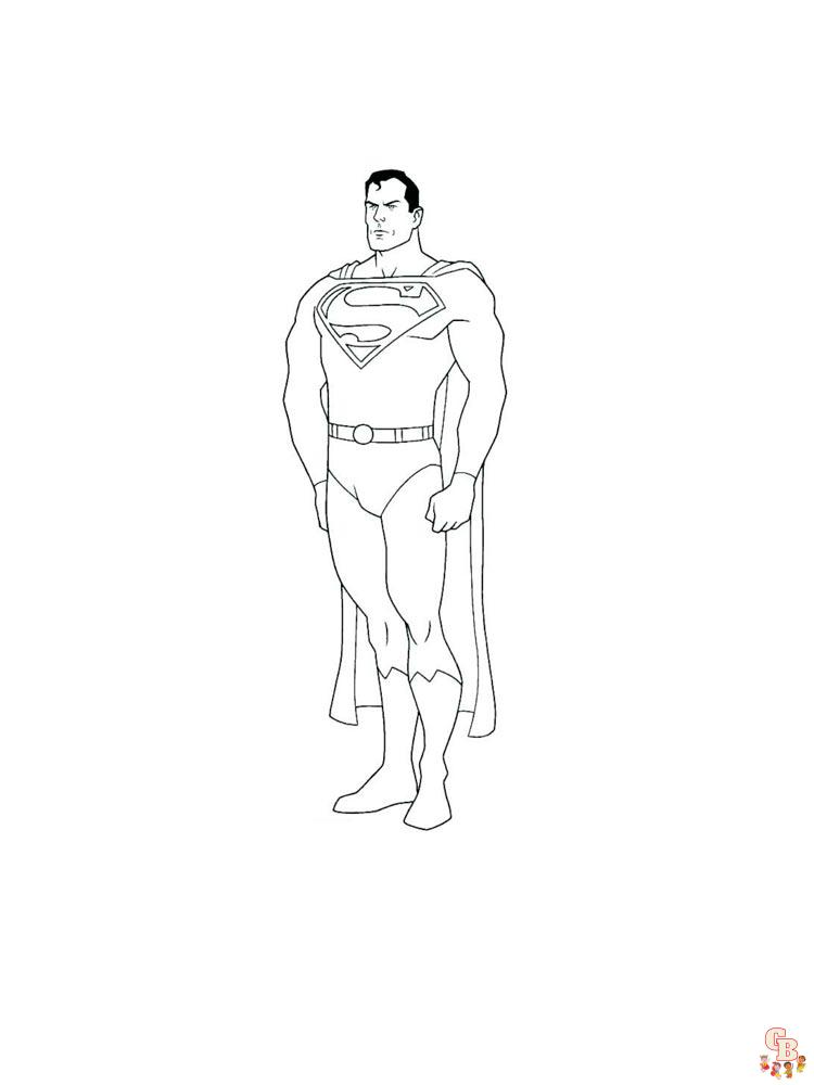 Superman Kleurplaat 19