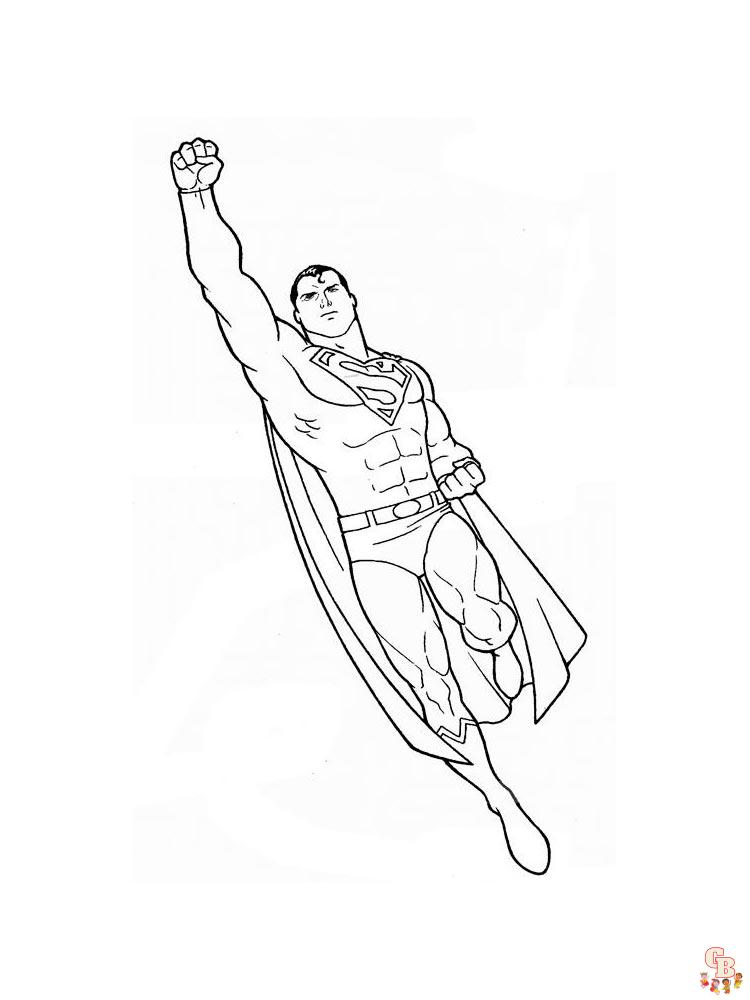 Superman Kleurplaat 20