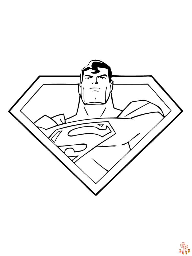 Superman Kleurplaat 23