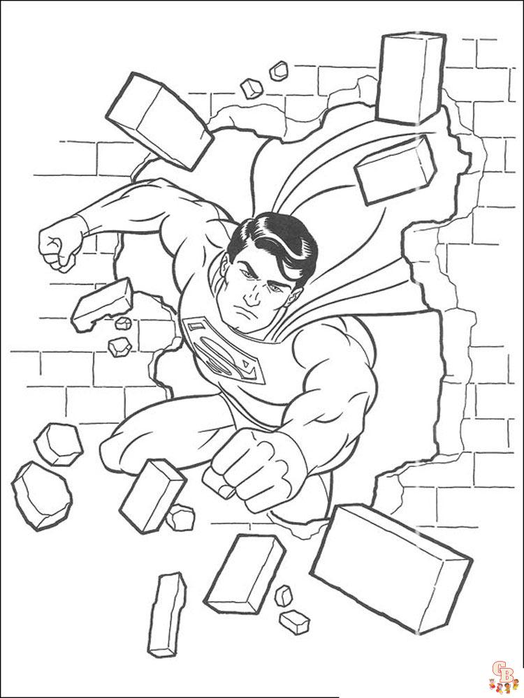 Superman Kleurplaat 31