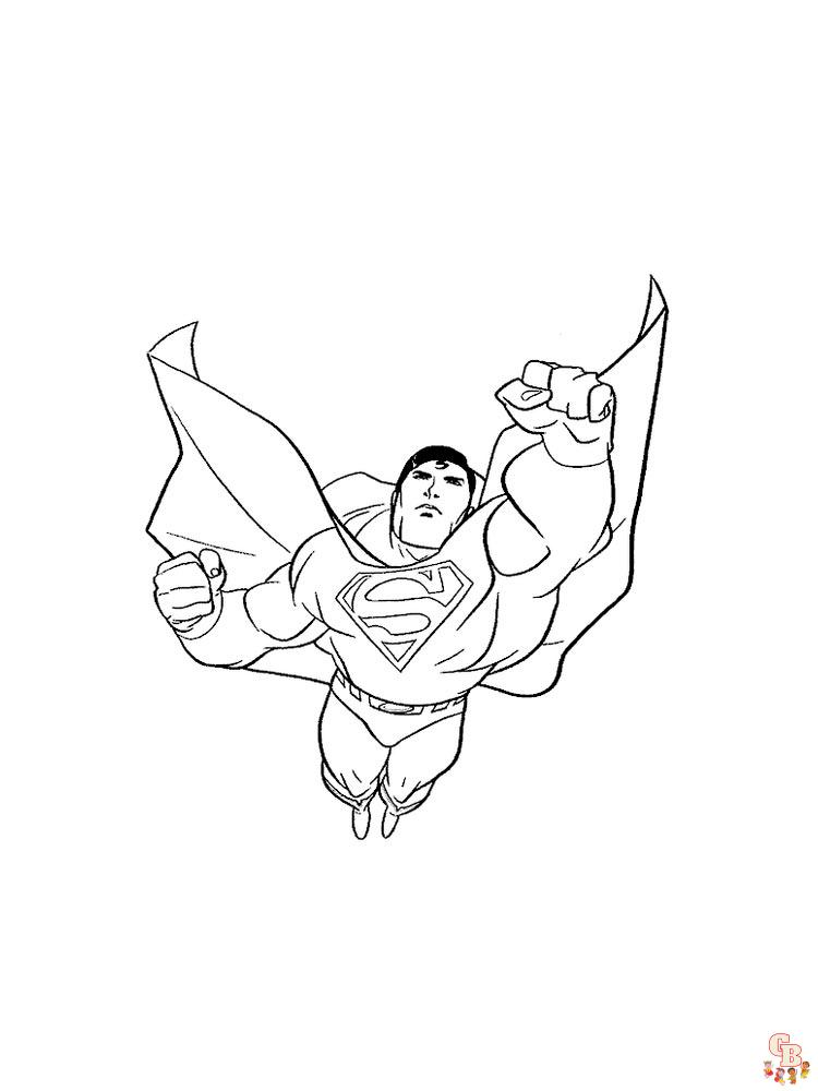 Superman Kleurplaat 33