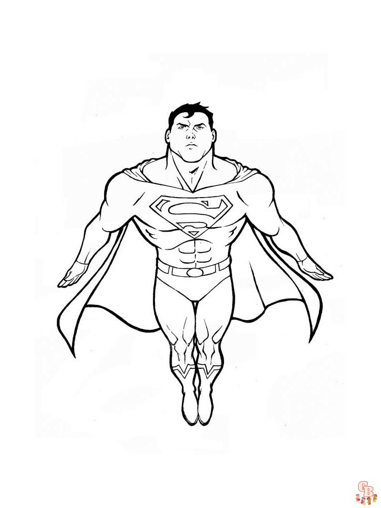 Superman Kleurplaat 34