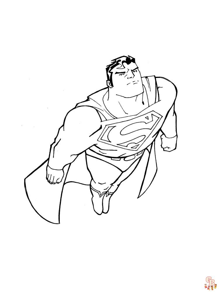 Superman Kleurplaat 36