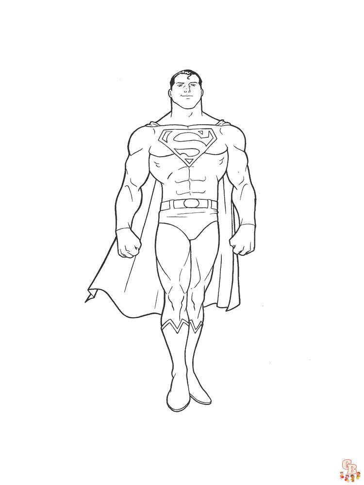 Superman Kleurplaat 38