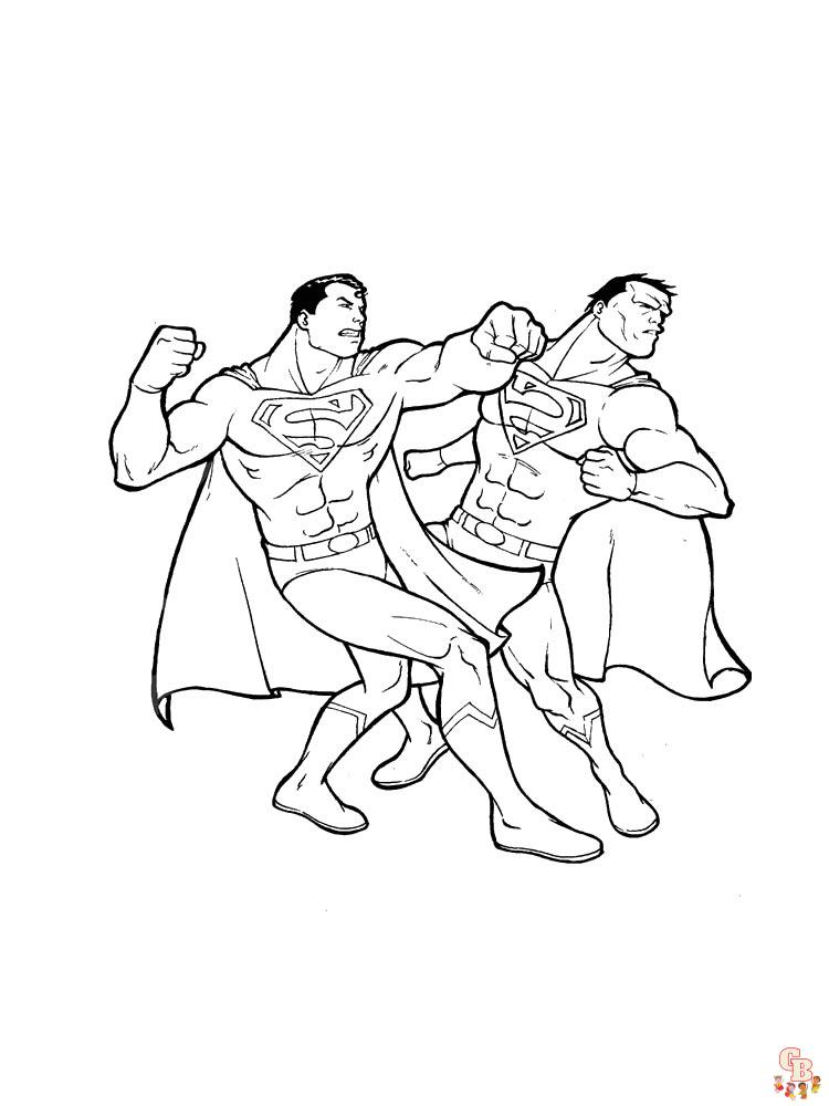 Superman Kleurplaat 39