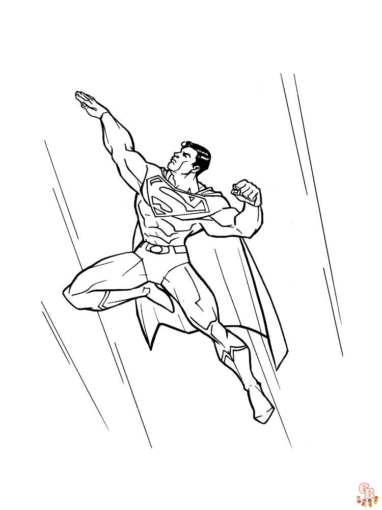 Superman Kleurplaat 40