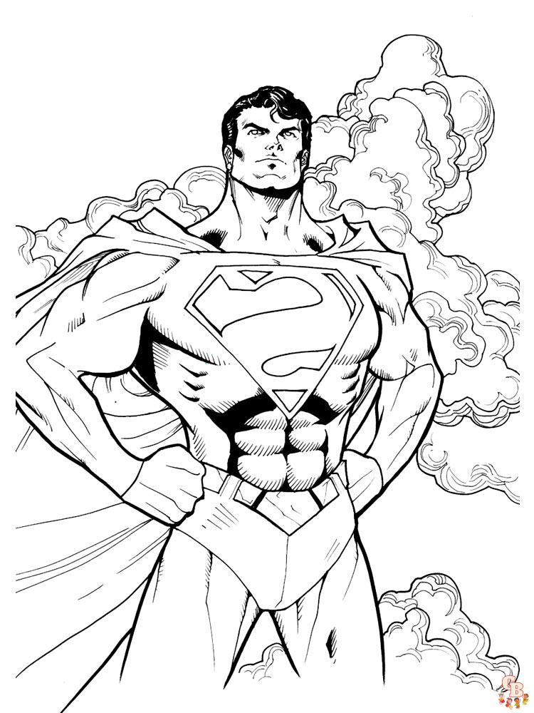 Superman Kleurplaat 41