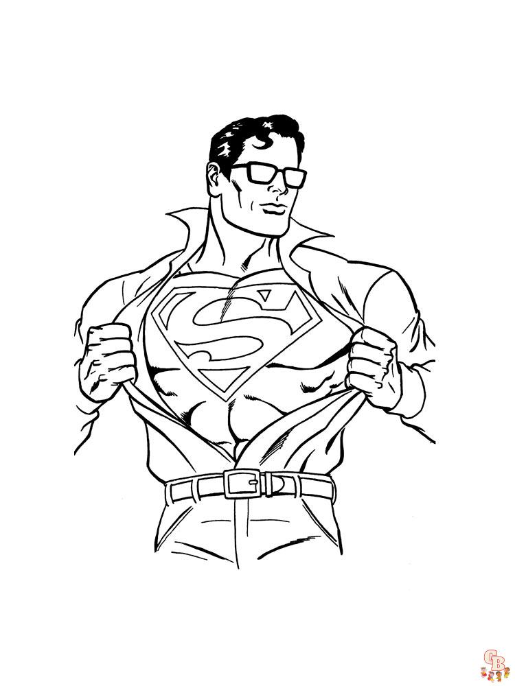 Superman Kleurplaat 44