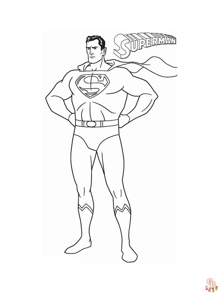 Superman Kleurplaat 45