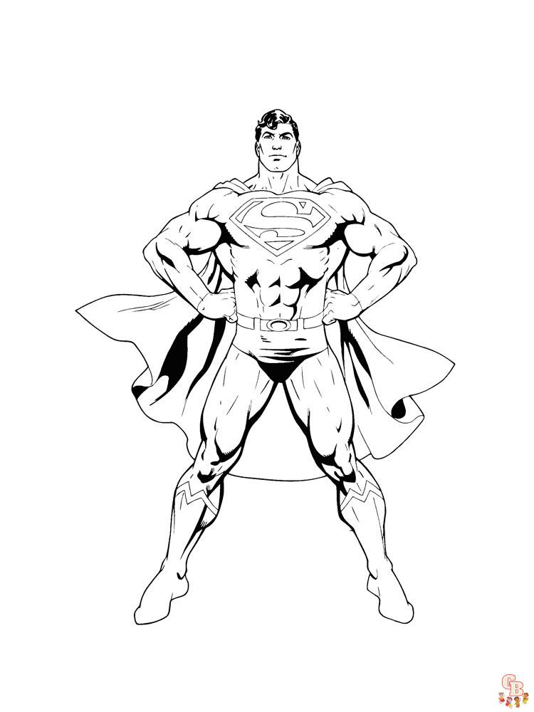 Superman Kleurplaat 46