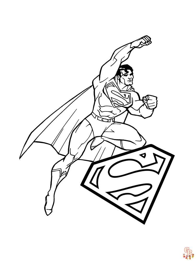 Superman Kleurplaat 47