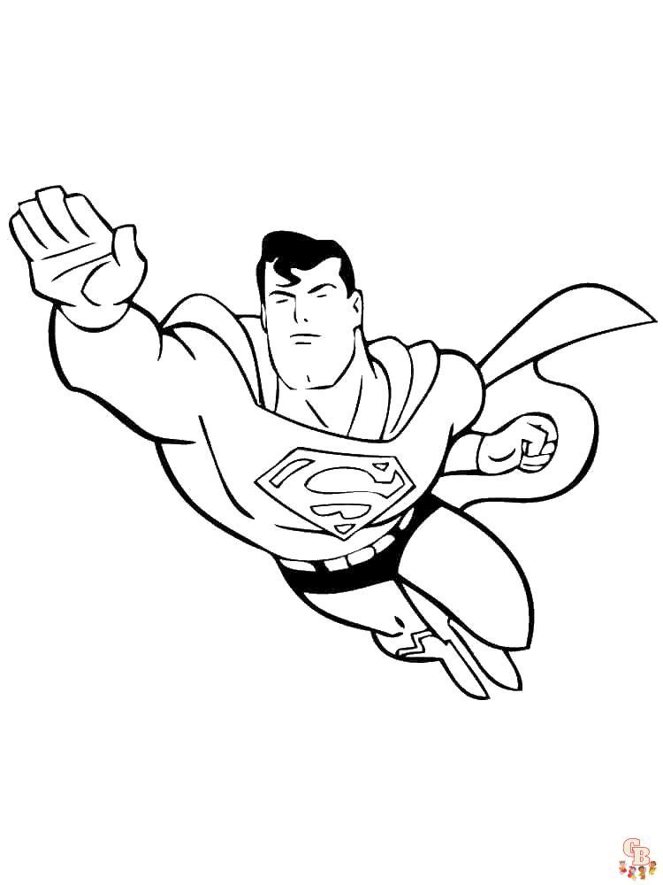 Superman Kleurplaat 50