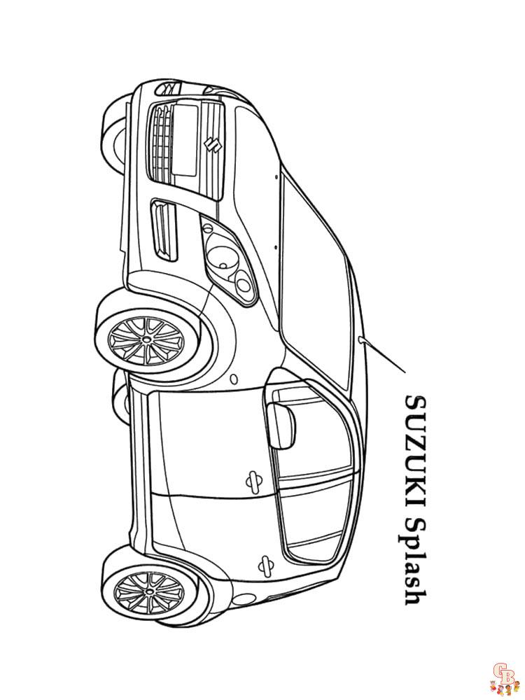 Suzuki Kleurplaat 11
