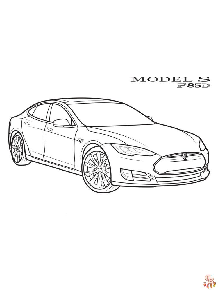 Tesla Kleurplaat 4