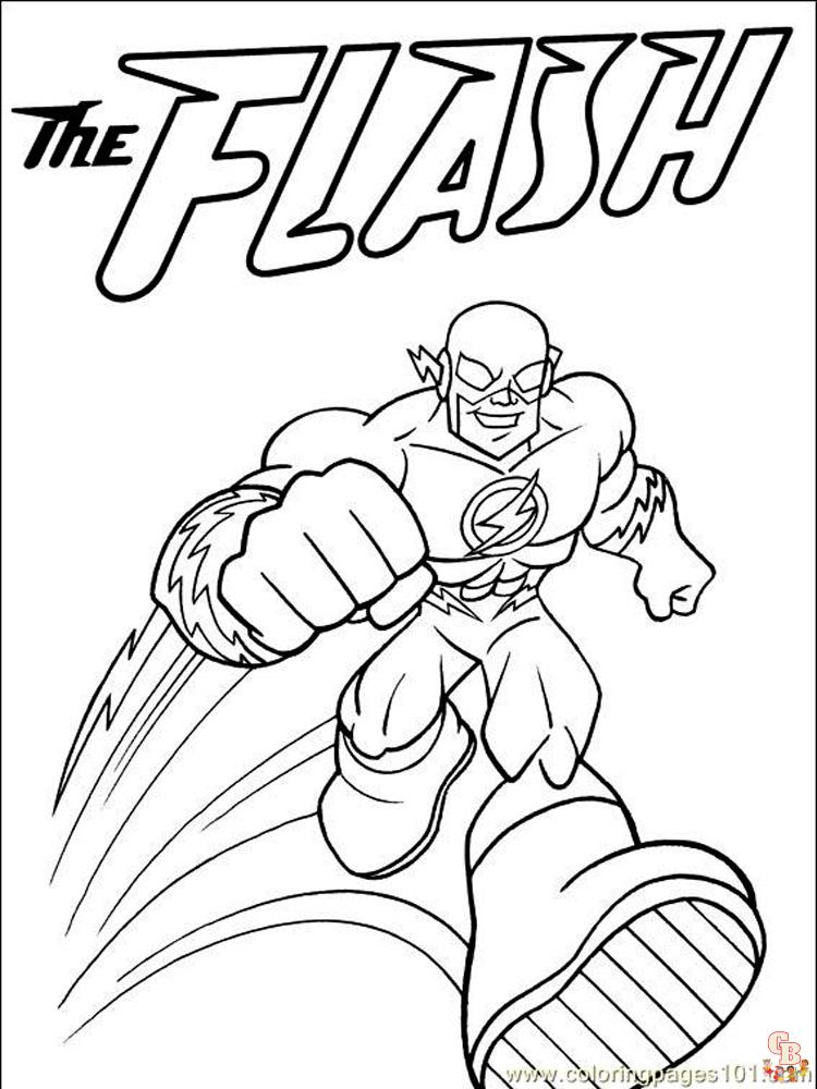 The Flash Kleurplaat 32