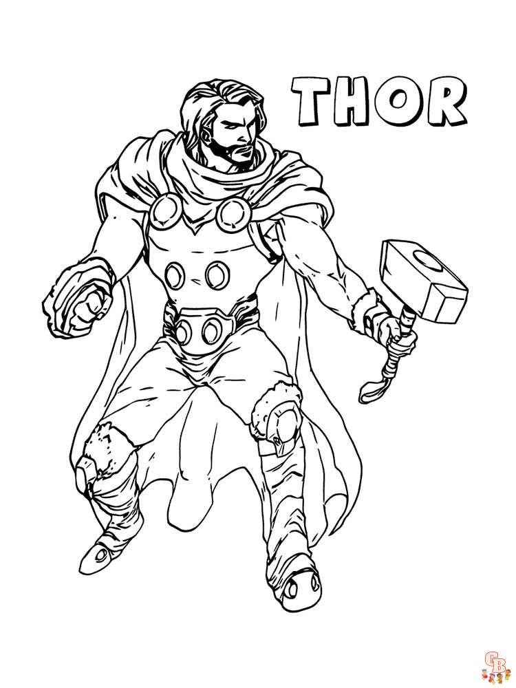 Thor Kleurplaat 36