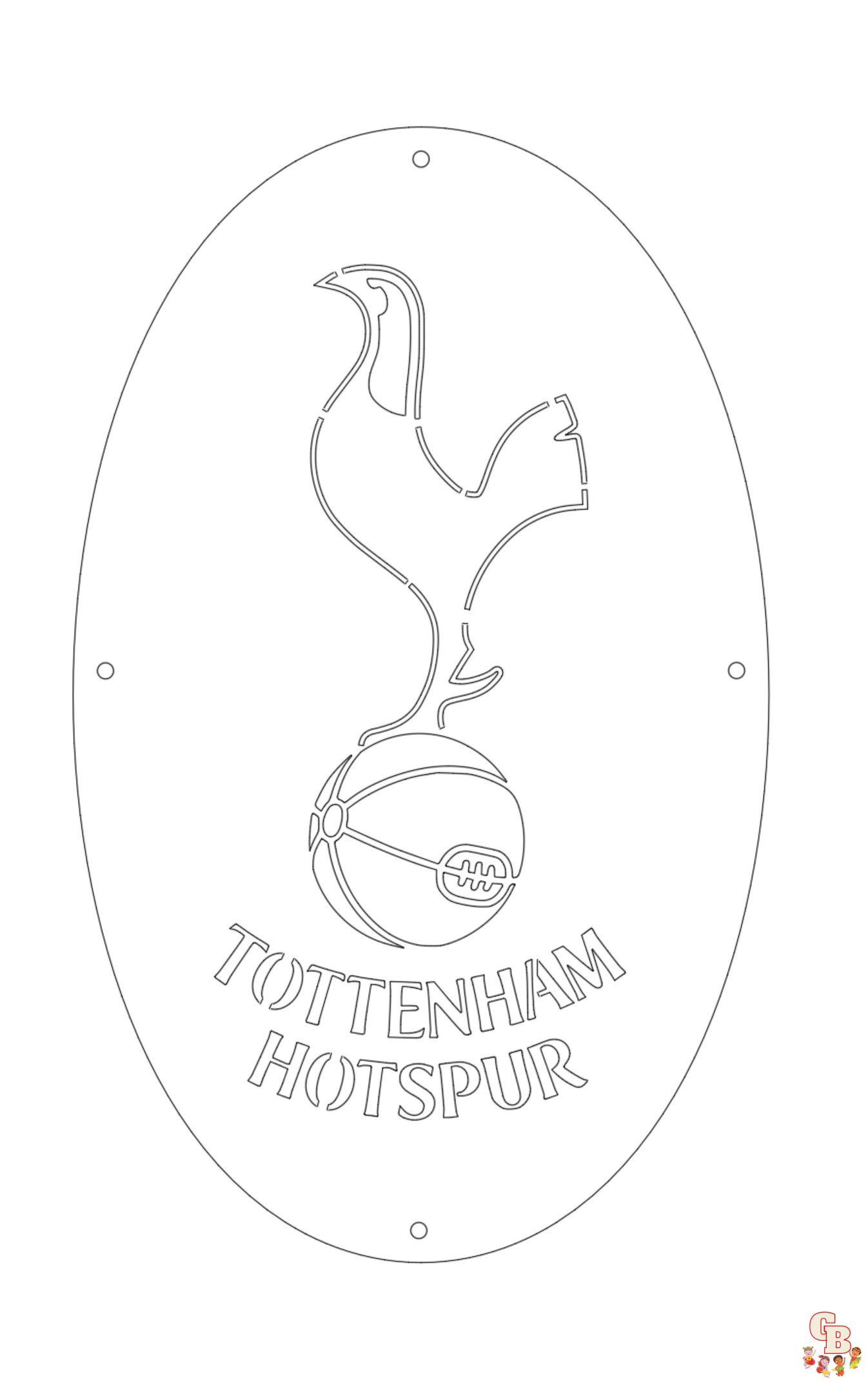 Tottenham Hotspur FC Kleurplaat 3