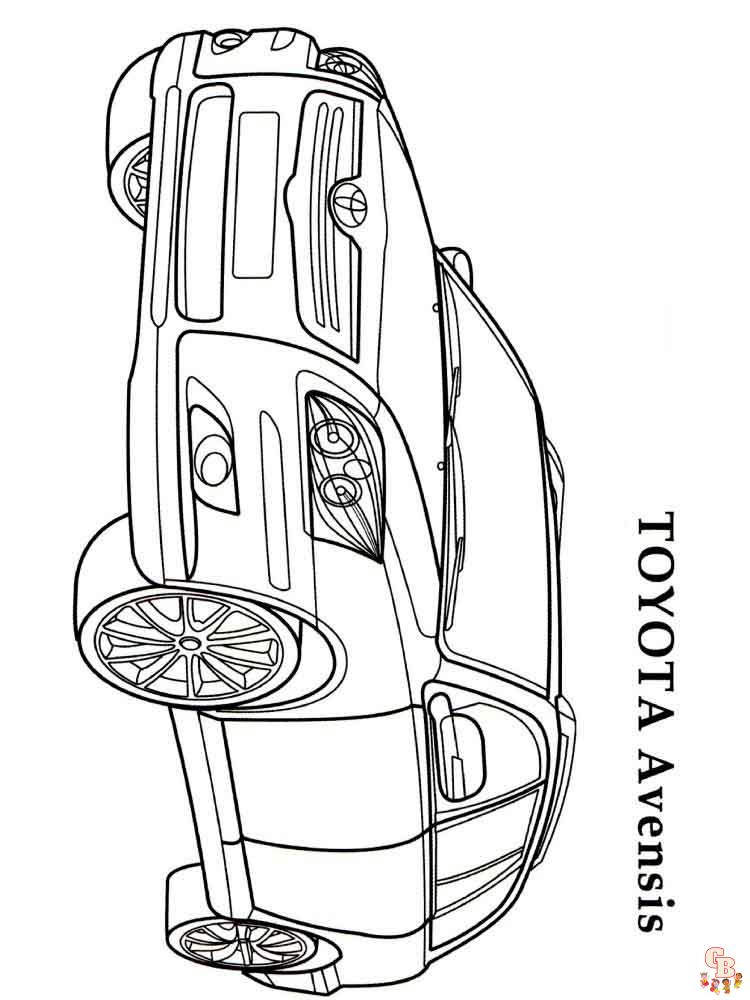 Toyota Kleurplaat 23