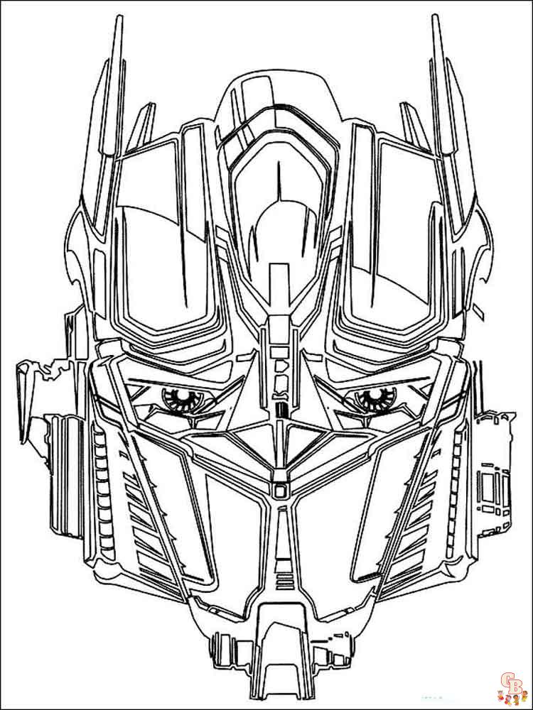 Transformers Kleurplaat 37