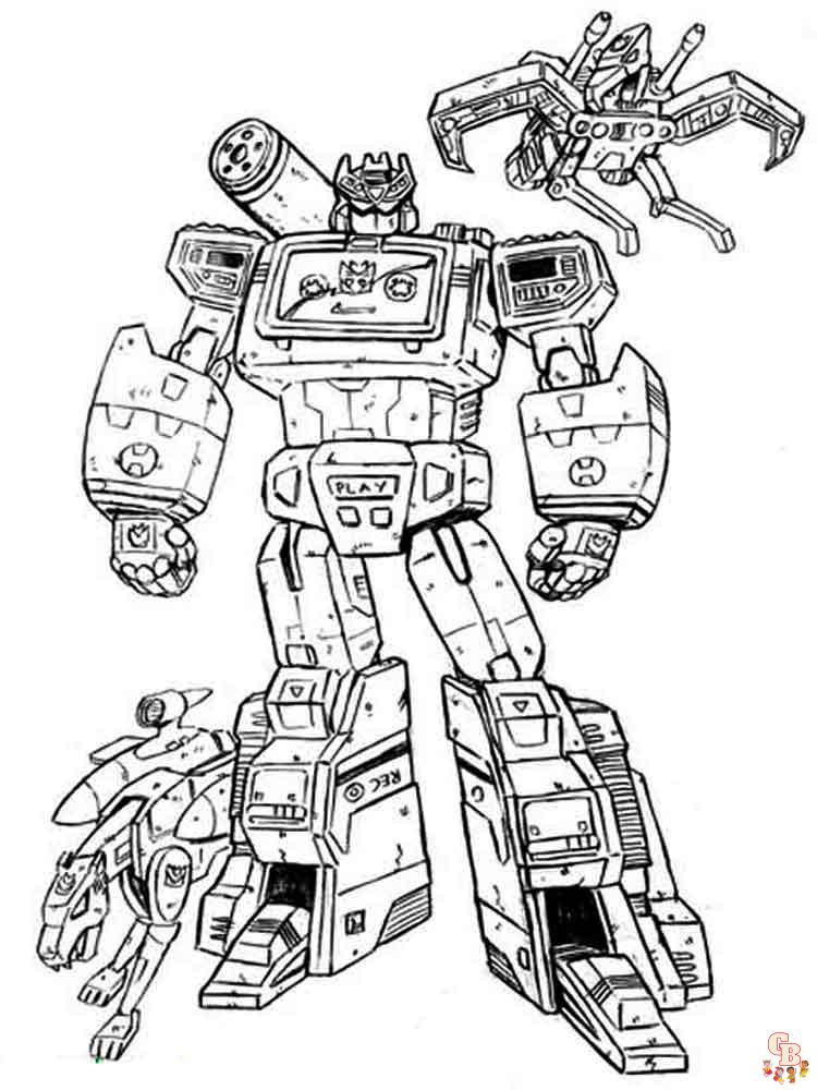 Transformers Kleurplaat 48