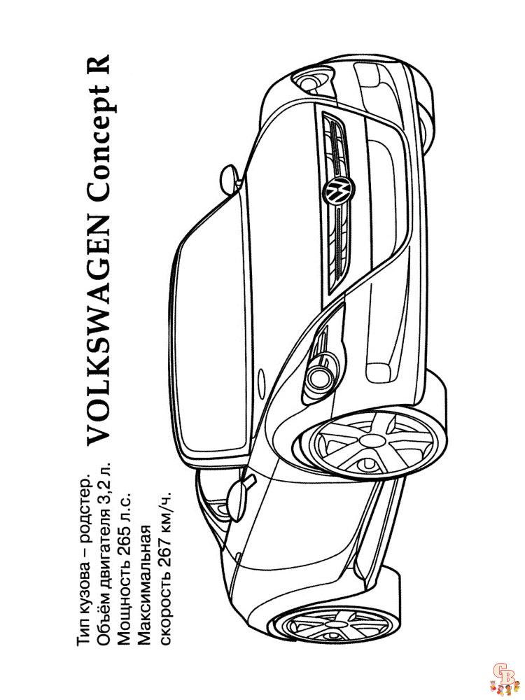 Volkswagen Kleurplaat 10