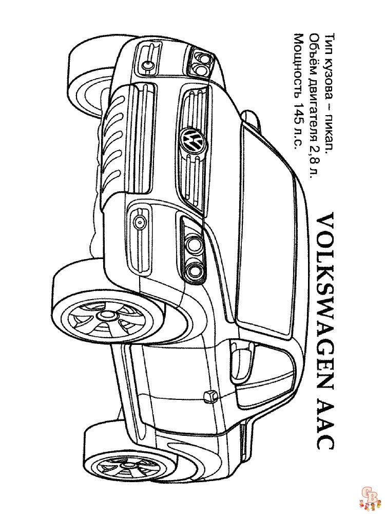 Volkswagen Kleurplaat 16
