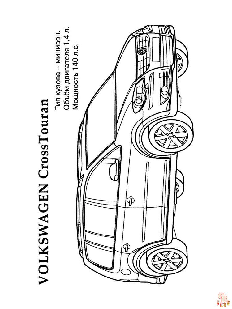 Volkswagen Kleurplaat 6