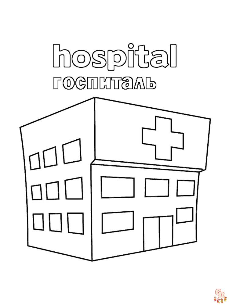 ziekenhuis kleurplaat 4