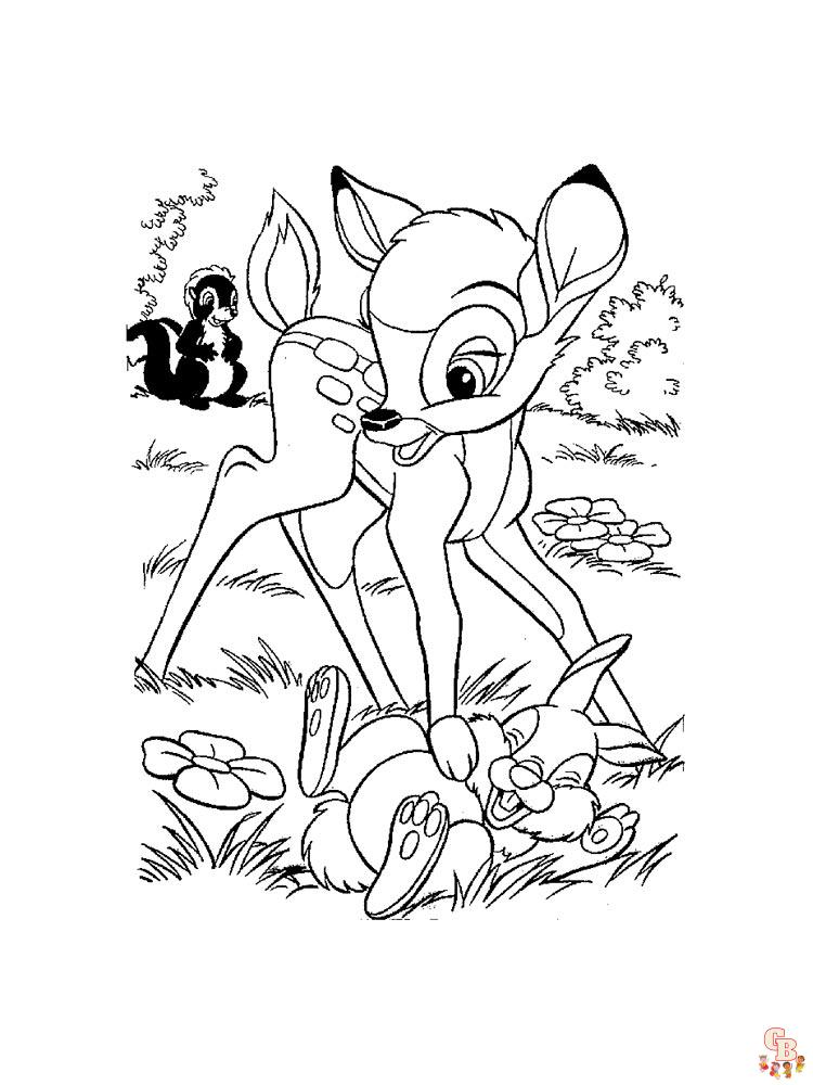 Bambi Kleurplaat 28