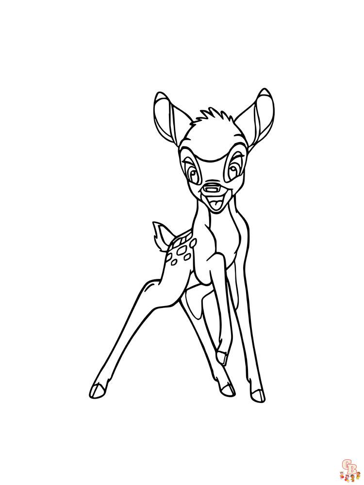 Bambi Kleurplaat 29