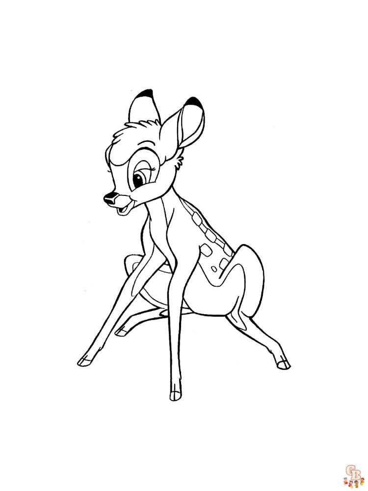 Bambi Kleurplaat 31
