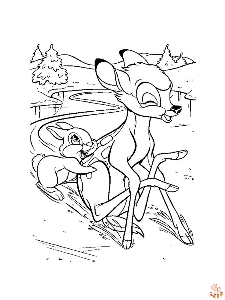 Bambi Kleurplaat 34