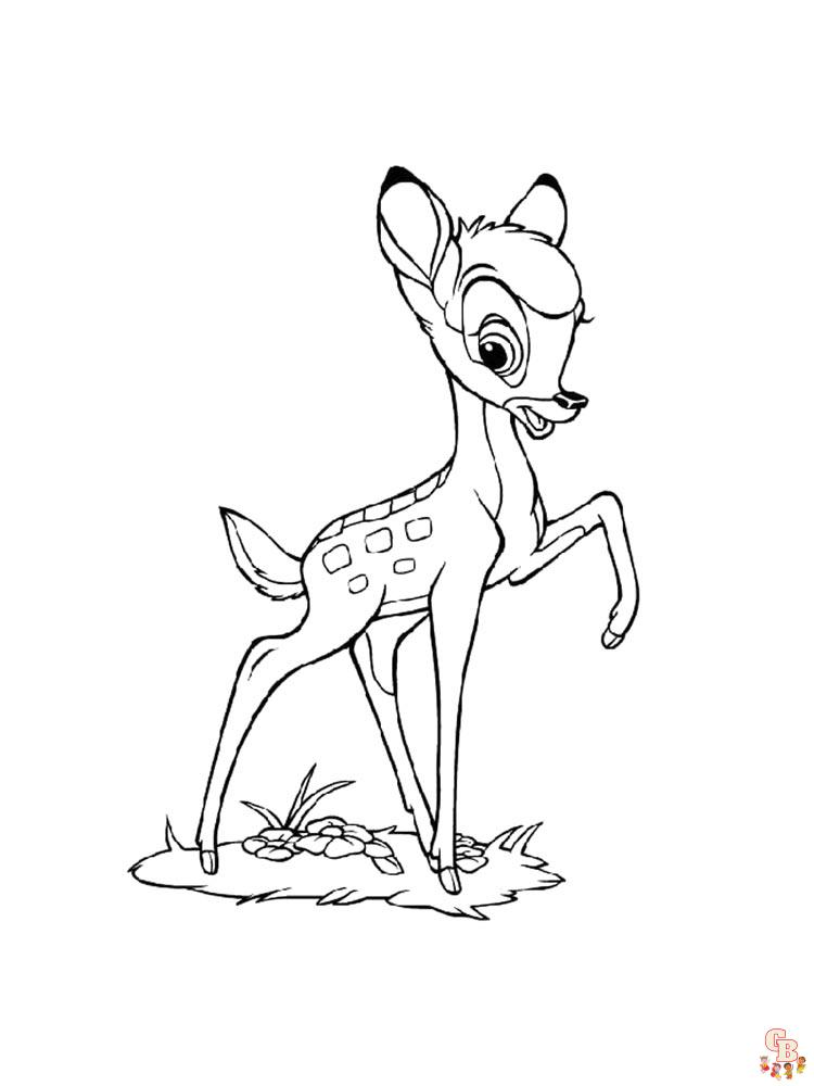 Bambi Kleurplaat 35