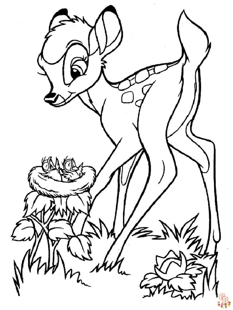 Bambi Kleurplaat 38