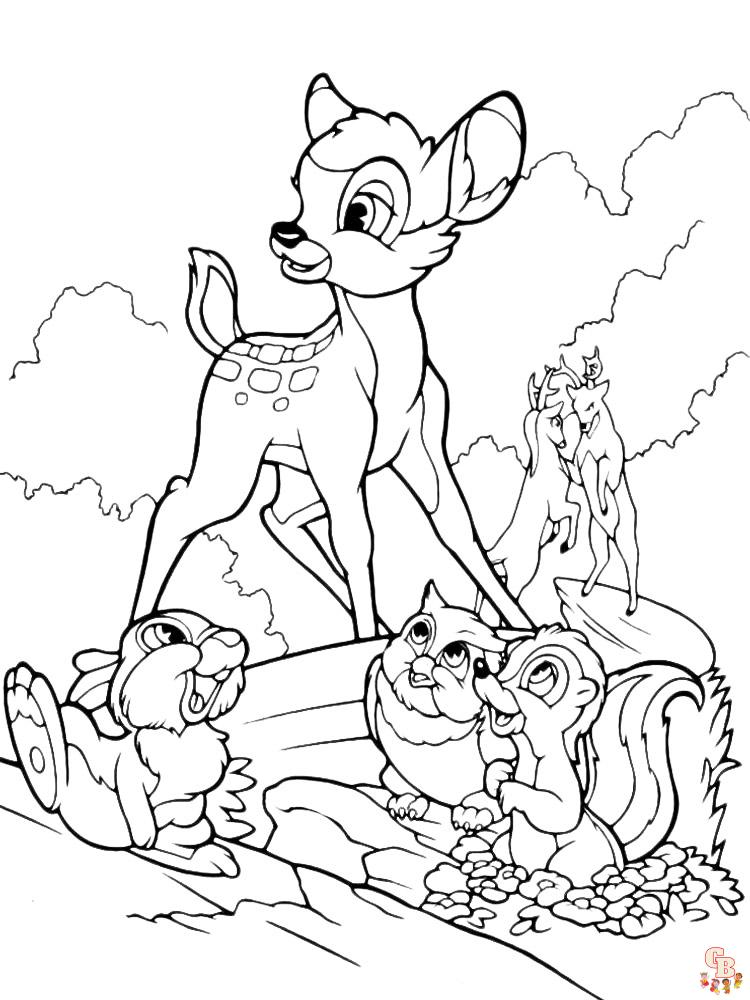 Bambi Kleurplaat 39