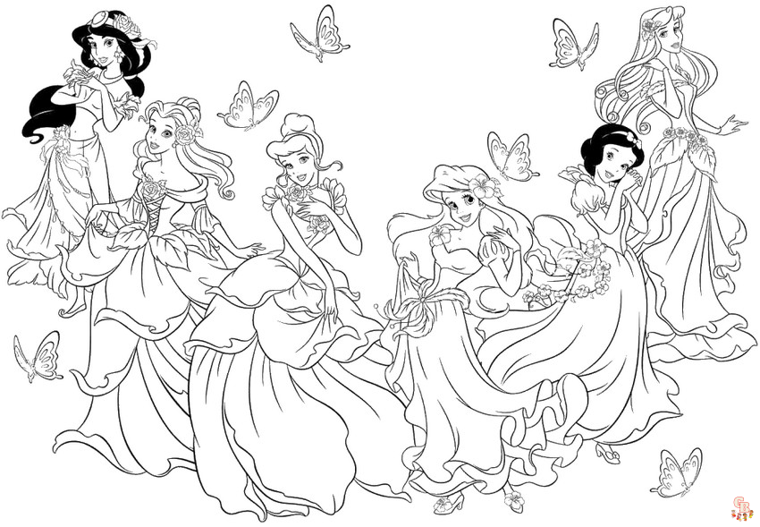 Disney Prinsessen Kleurplaten 1