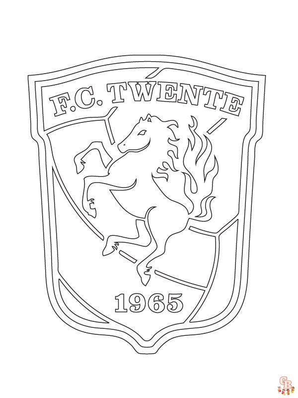 FC Twente Kleurplaat 1