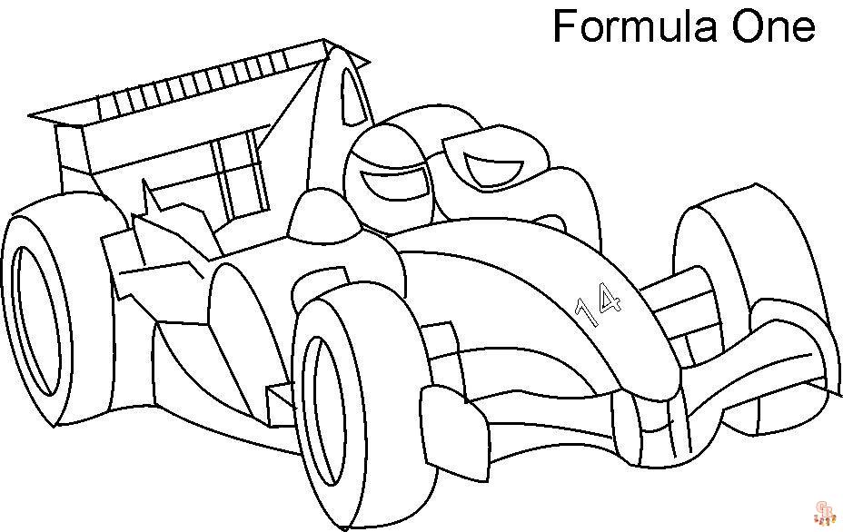 Formule 1 Kleurplaten 2
