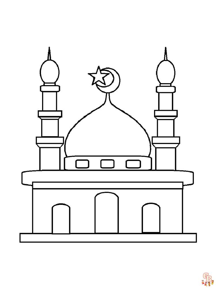 Moskee Kleurplaat 9