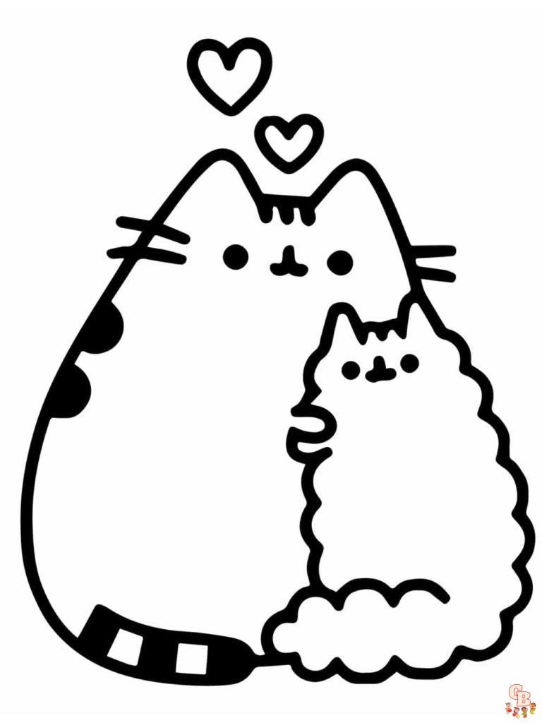 Pusheen Coloring Pages 23