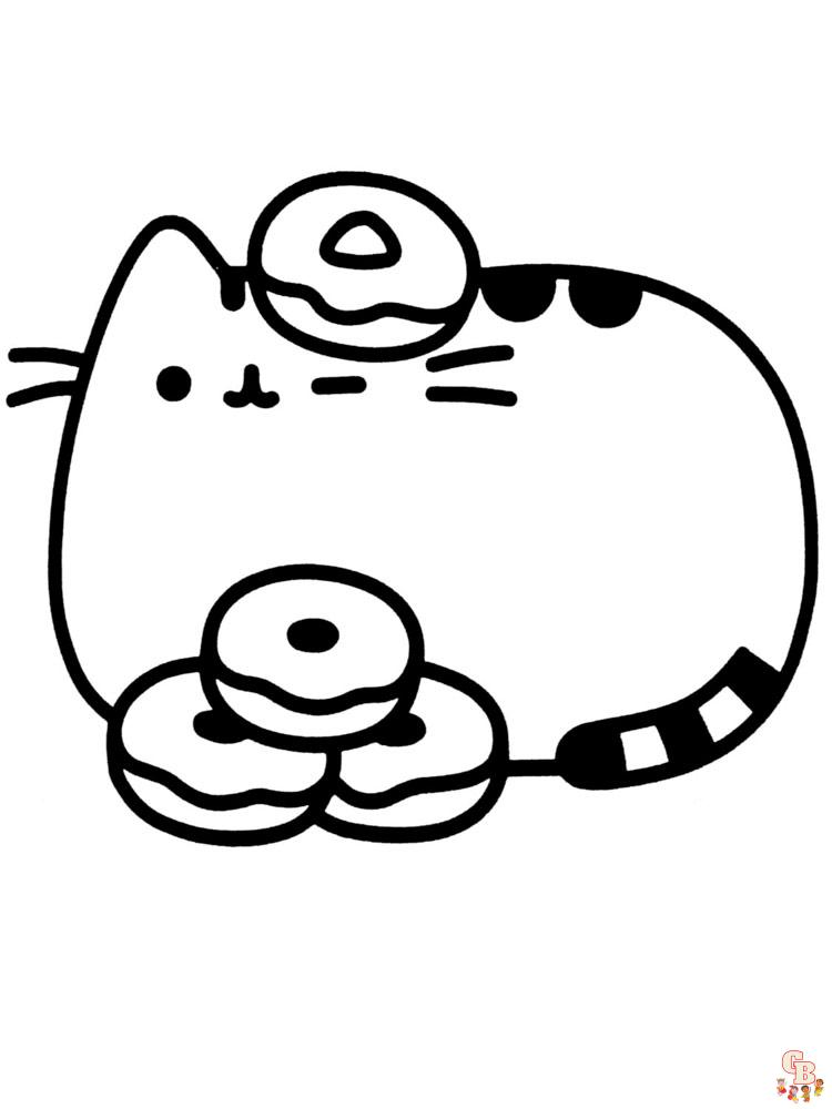Pusheen Coloring Pages 6