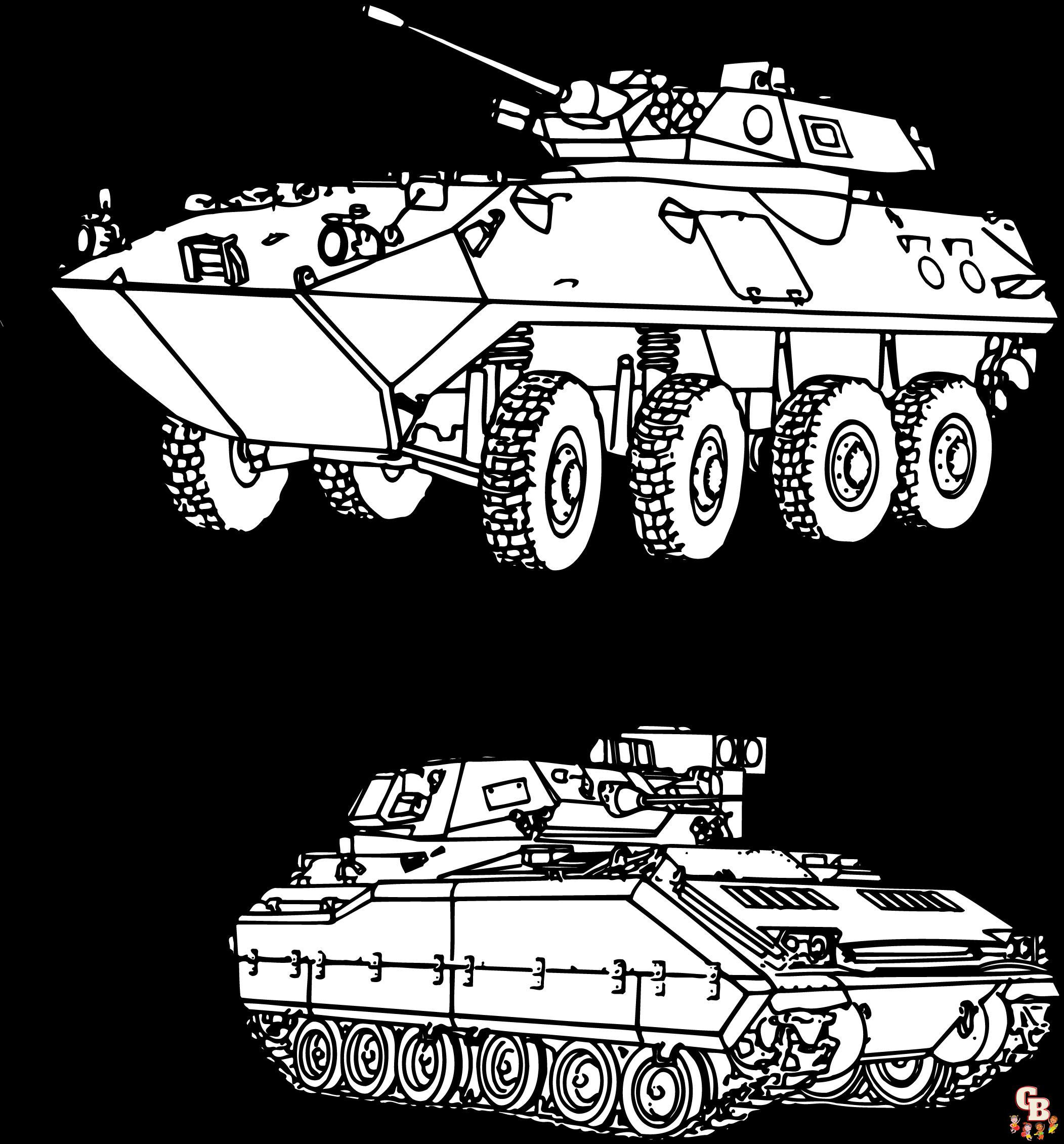Tank Kleurplaat 1