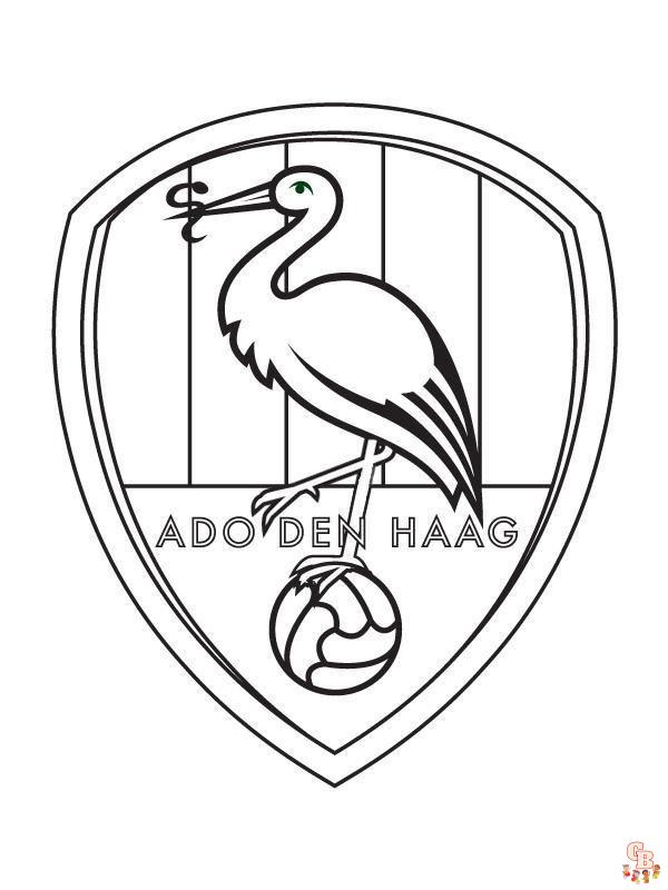 Voetbal Logo Kleurplaat 1