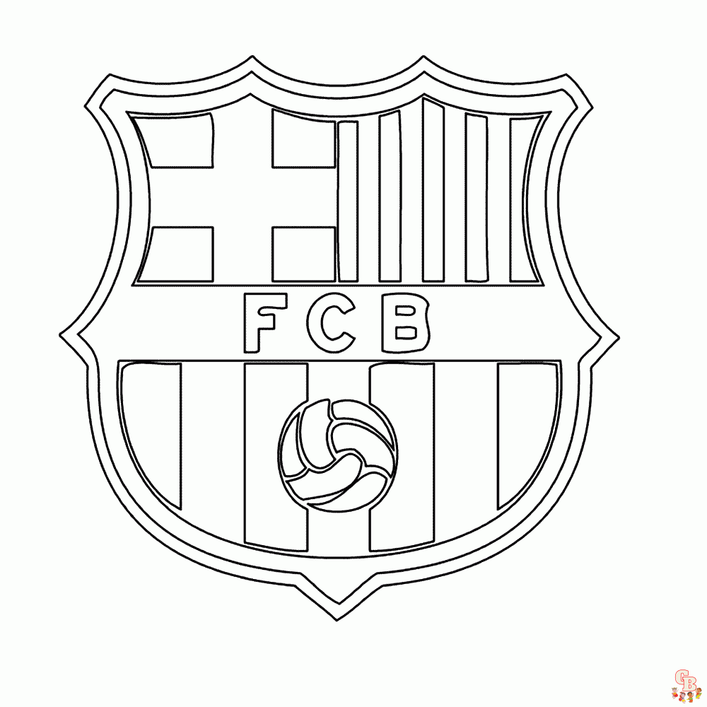 Voetbal Logo Kleurplaat 2