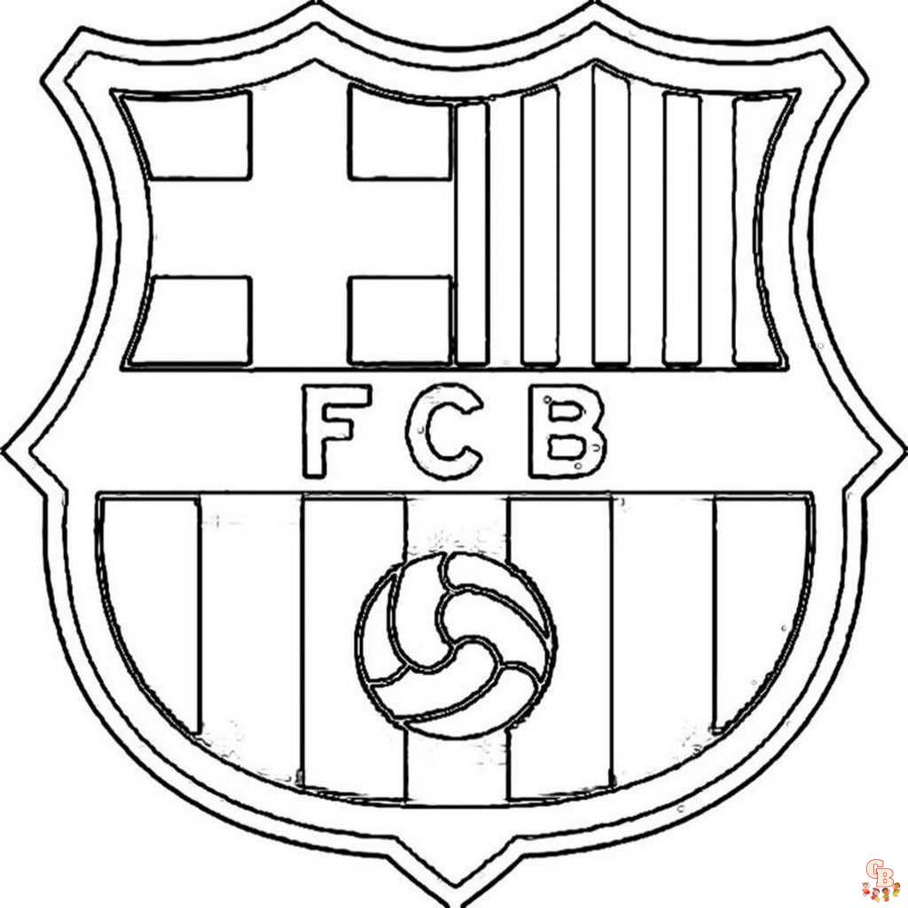 Voetbal Logo Kleurplaat 6