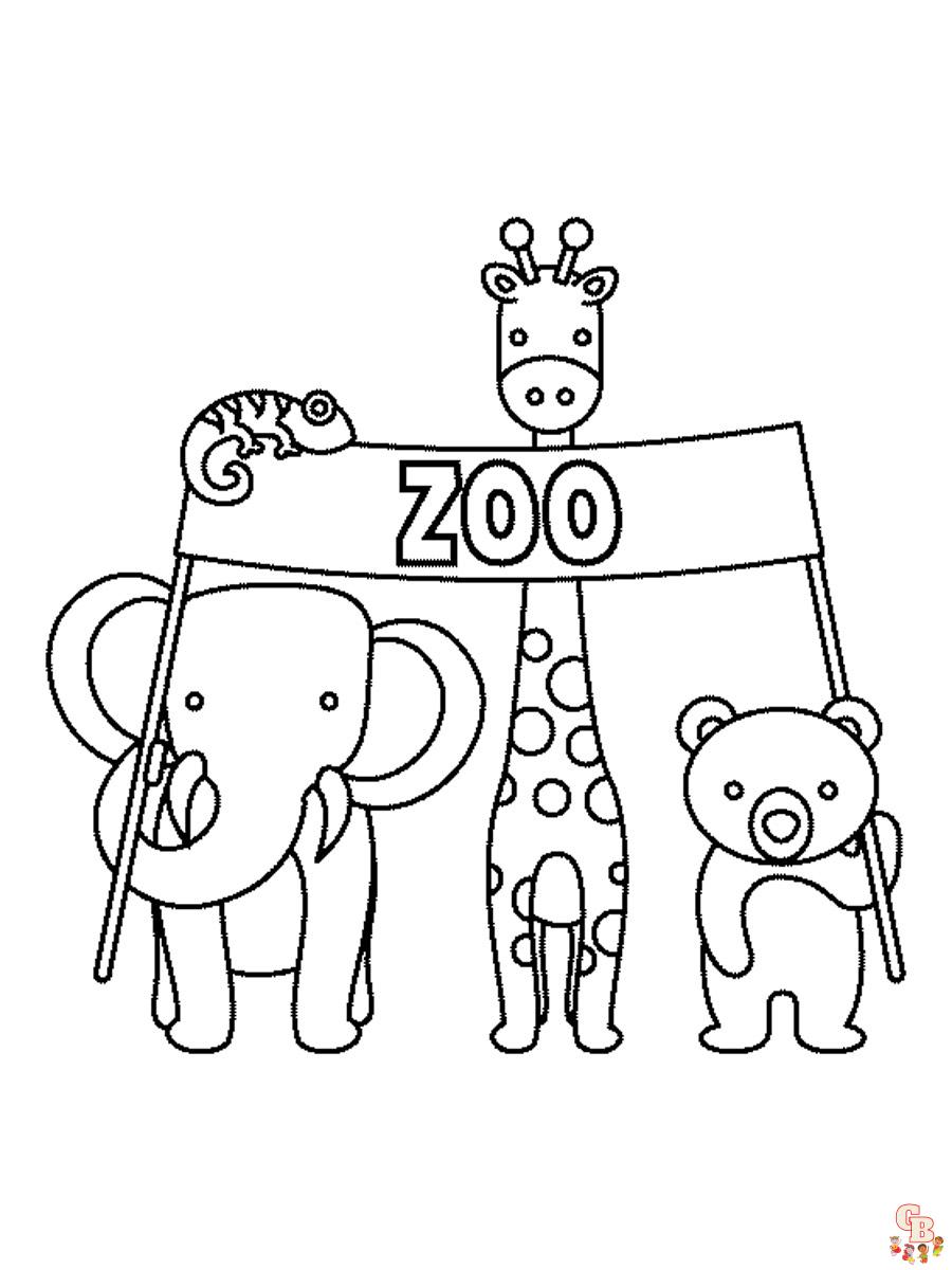 kleurplaat dierentuin 20