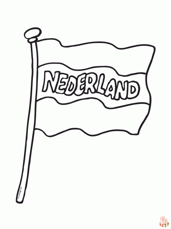 nederland kleurplaat