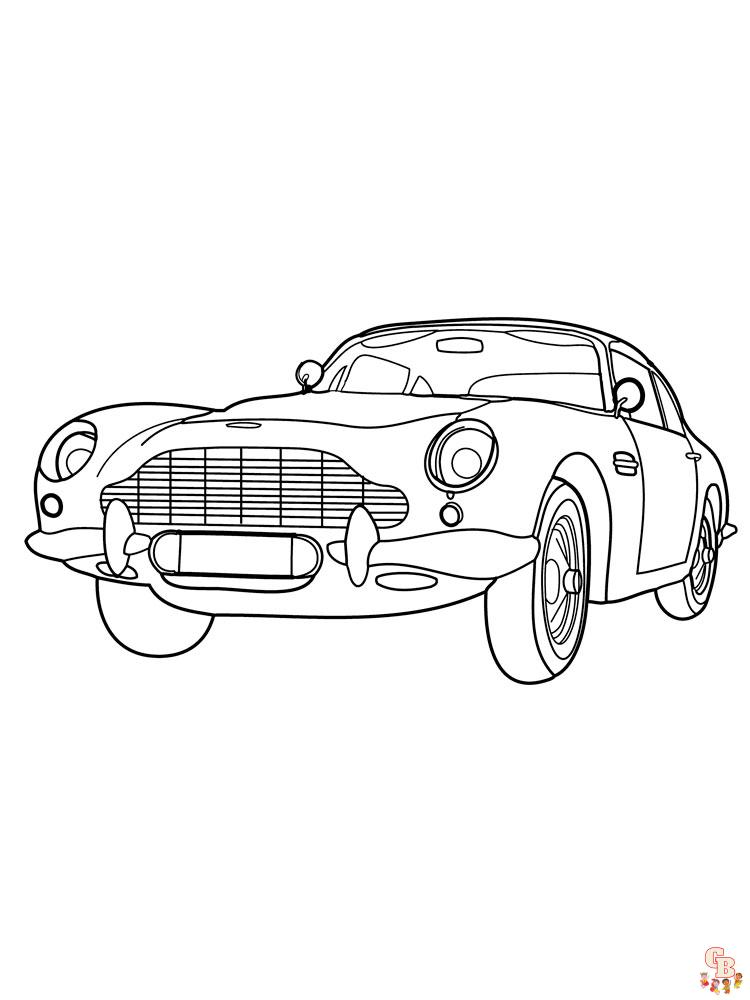 Aston Martin kleurplaat 14