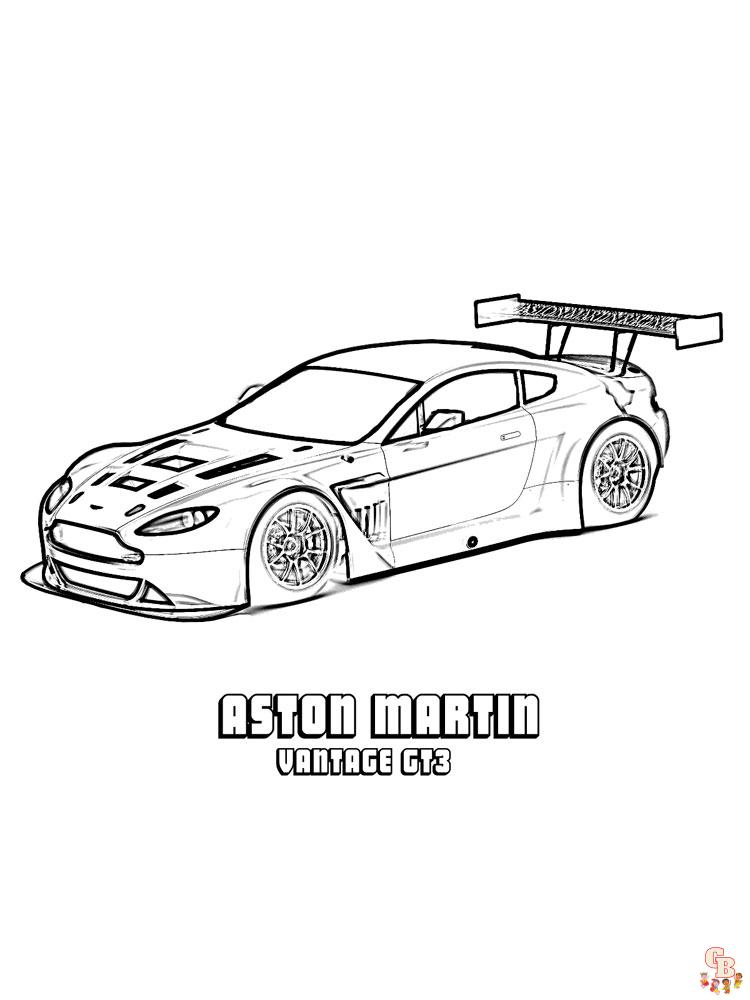Aston Martin kleurplaat 4