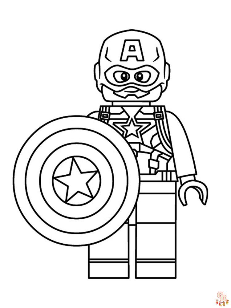 Lego Avengers kleurplaat 11